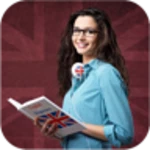 learn english with videos android application logo